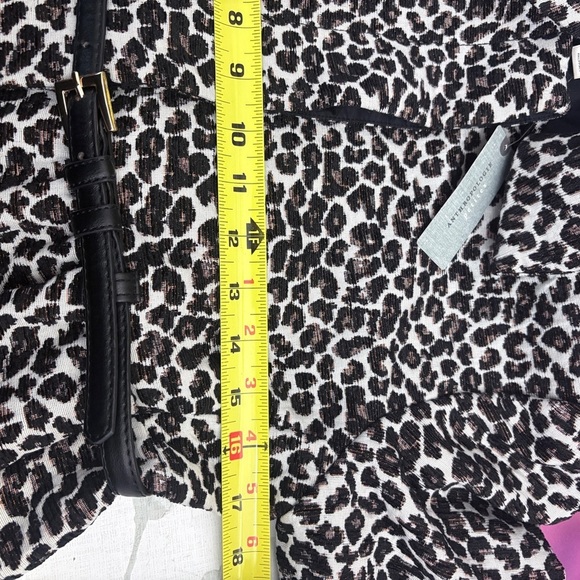 Anthropologie Maeve Womens Leopard Babydoll Jacket size Small Petite - Picture 15 of 16